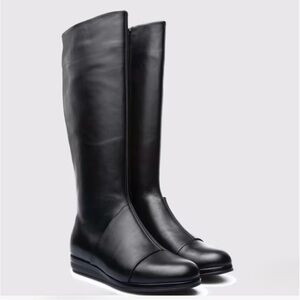 Camper Black Knee-High Boots